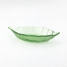 Green Leaf Glasschale